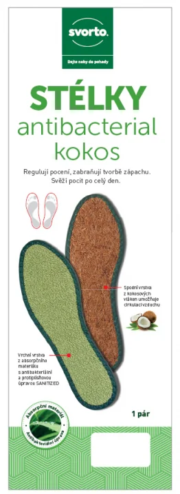 Svorto 065 Stélky antibacterial kokos vel. 39 1 pár