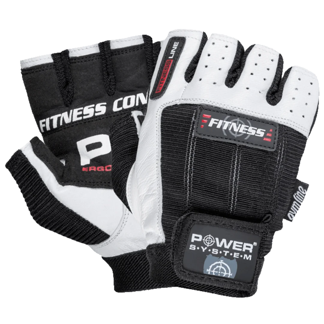 Power System Fitness rukavice PS 2300 černobílé - XS
