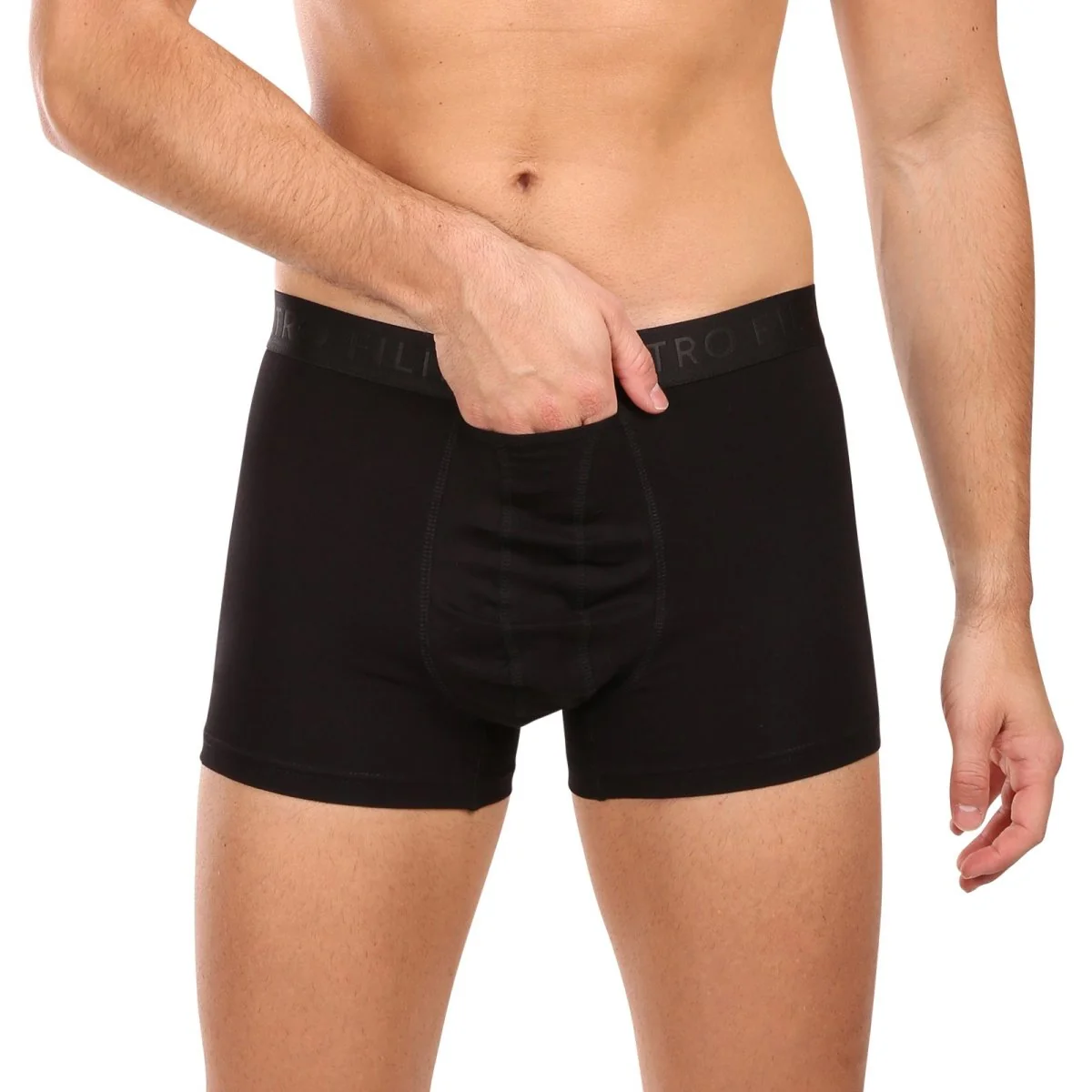 Pietro Filipi 2PACK pánské boxerky balls holder černé (2BCL001) XL