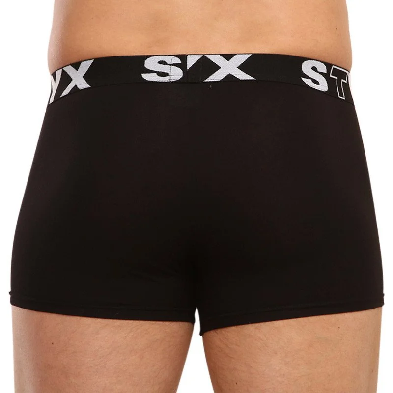 Styx 3PACK pánské boxerky sportovní guma černé (G9606060) L 