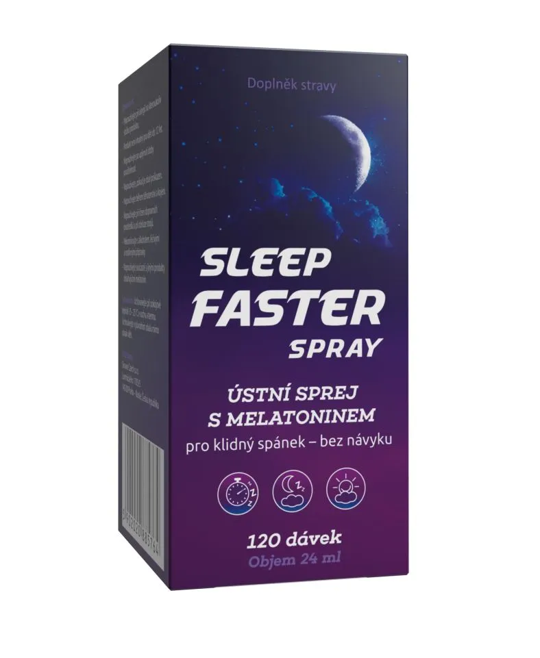 Sleep Faster Ústní sprej s melatoninem 24 ml