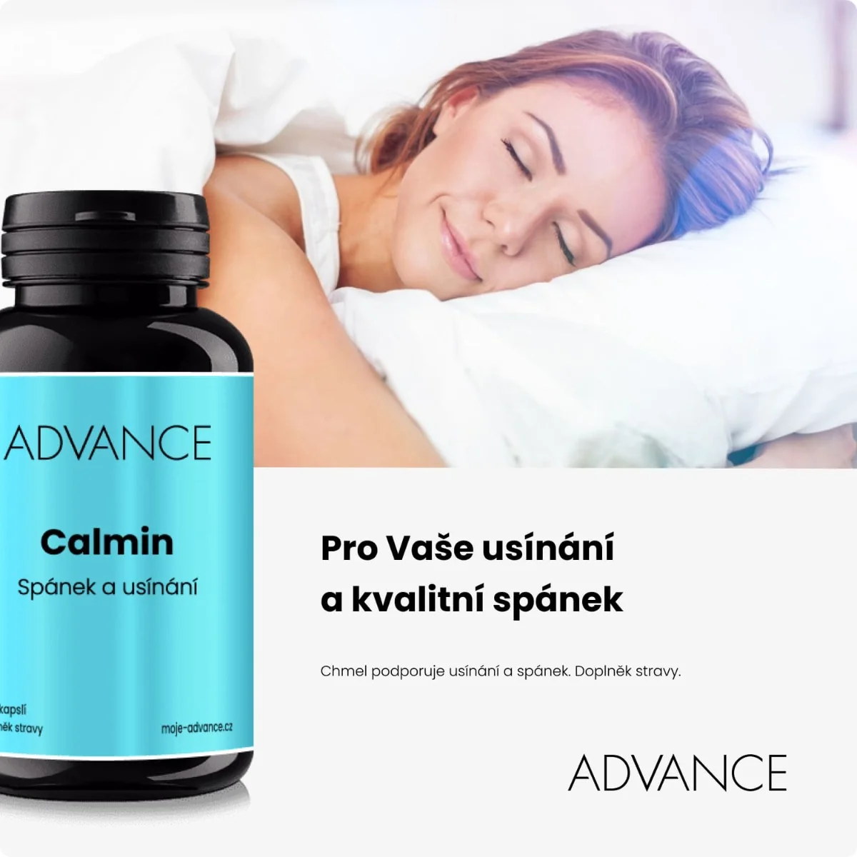 ADVANCE Calmin spánek a usínání 60 kapslí