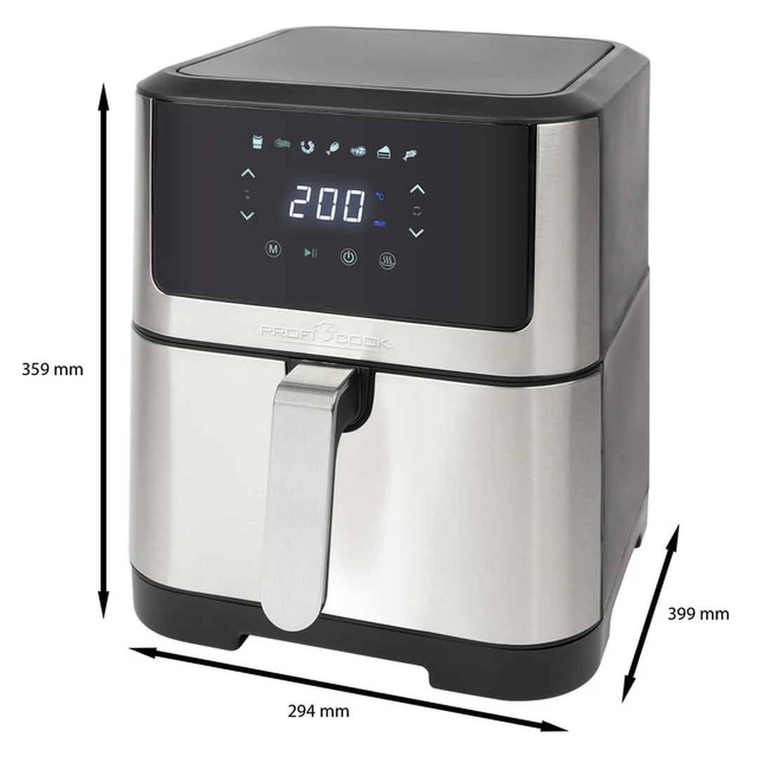 ProfiCook FR 1269 H Horkovzdušná fritéza 8l nerez