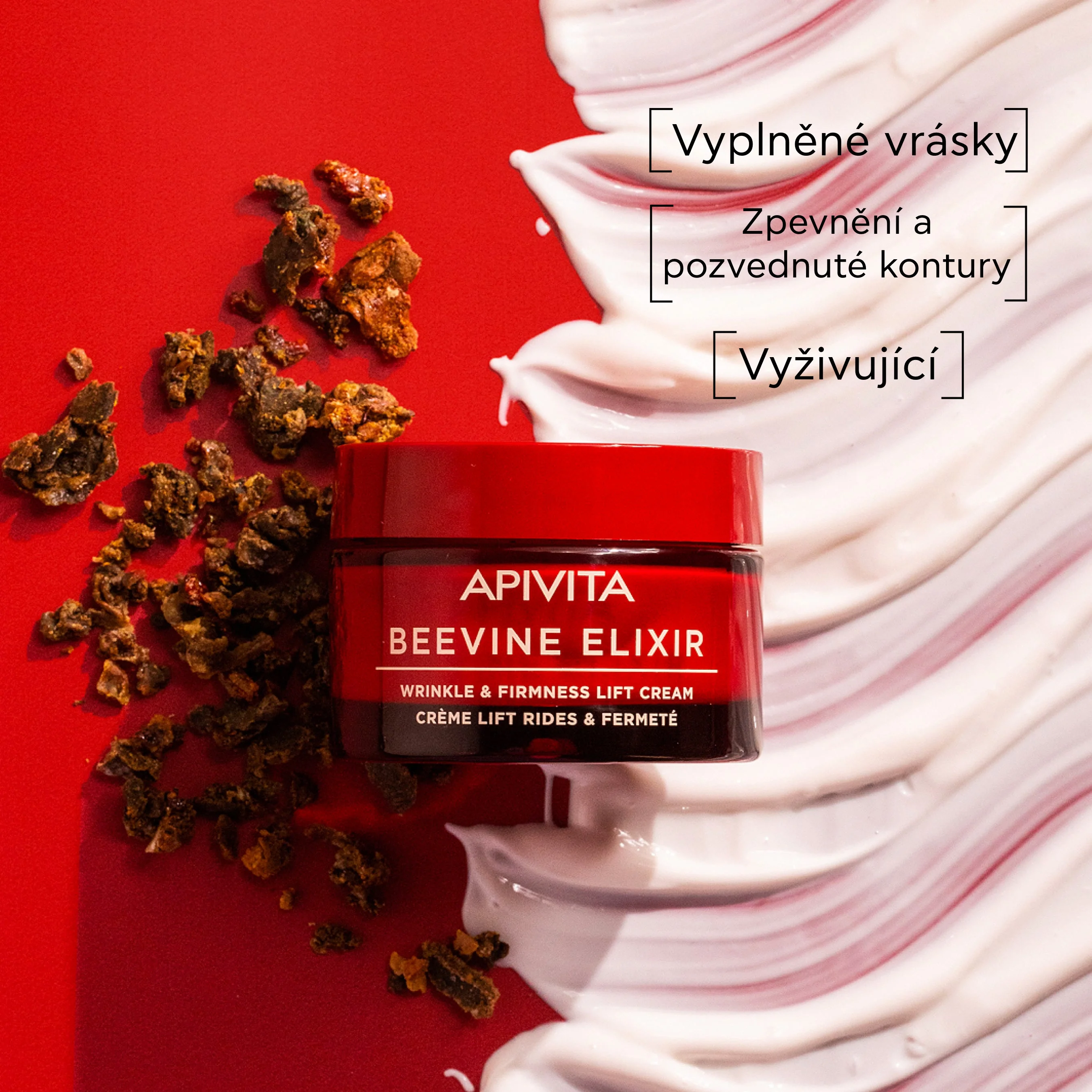 APIVITA BeeVine Elixir Lift Cream Rich denní krém proti vráskám 50 ml