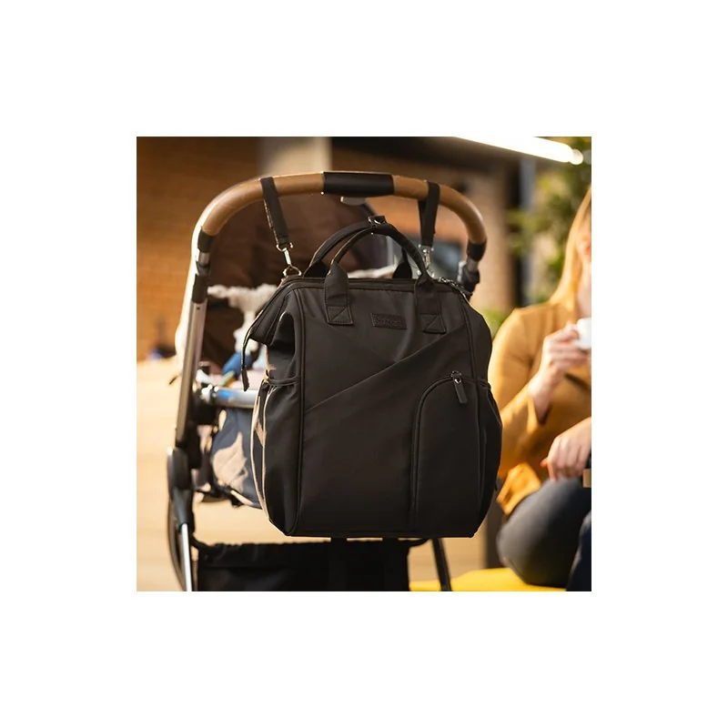 Babyono Taška přebalovací / batoh Modern Style black