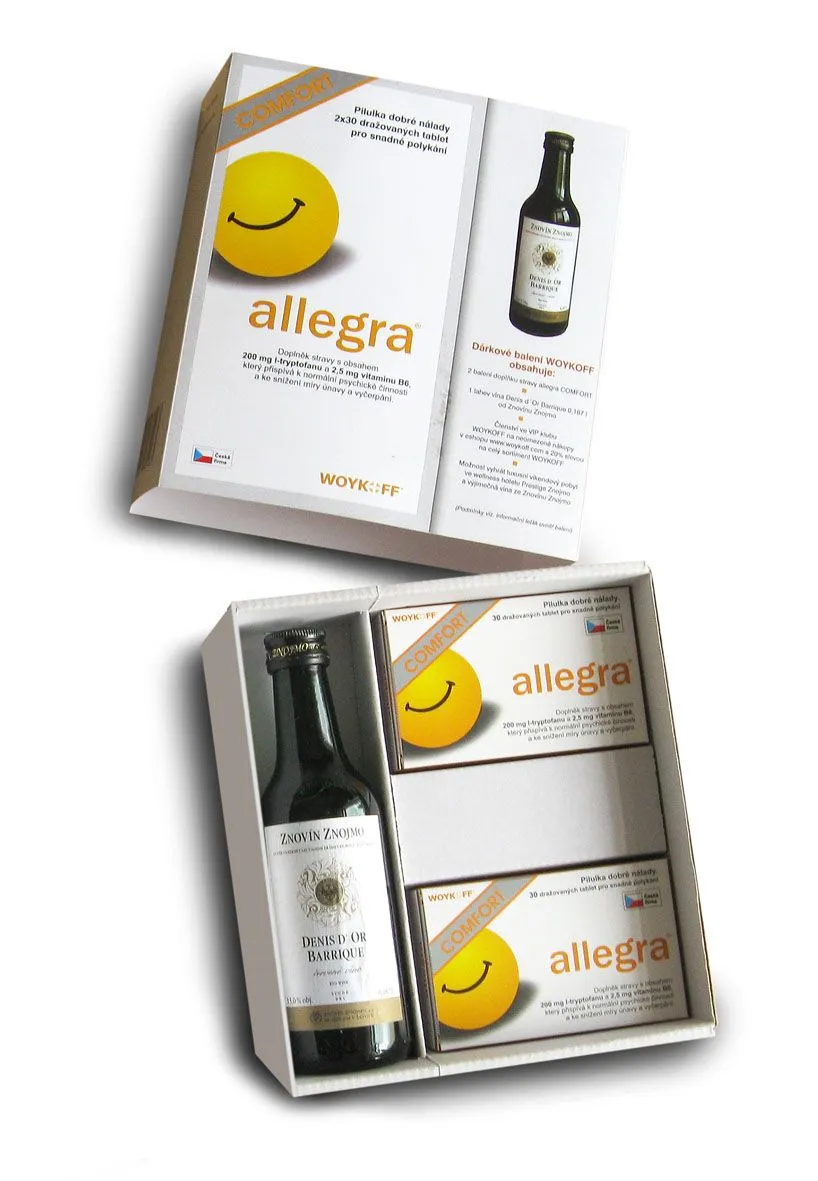 Allegra COMFORT dárková kazeta 2 x 30 tablet