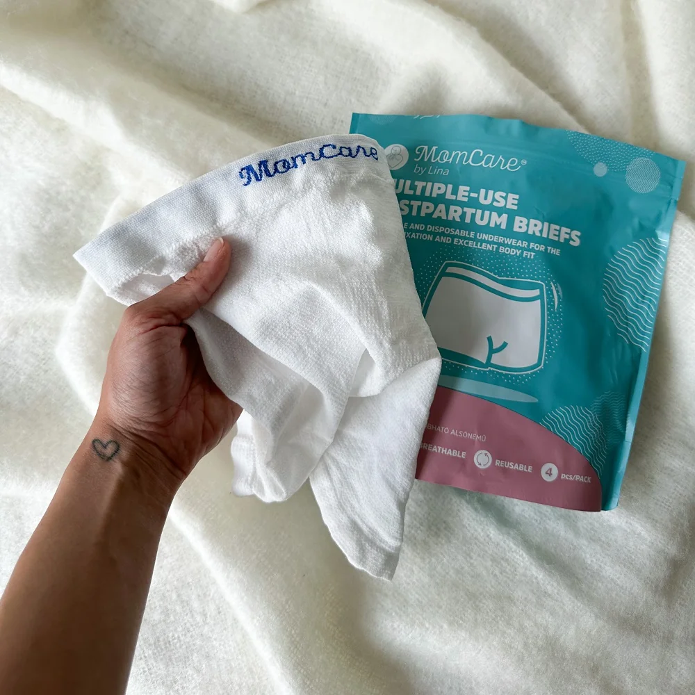 MomCare Poporodní kalhotky pro více použití vel. 2XL 4 ks