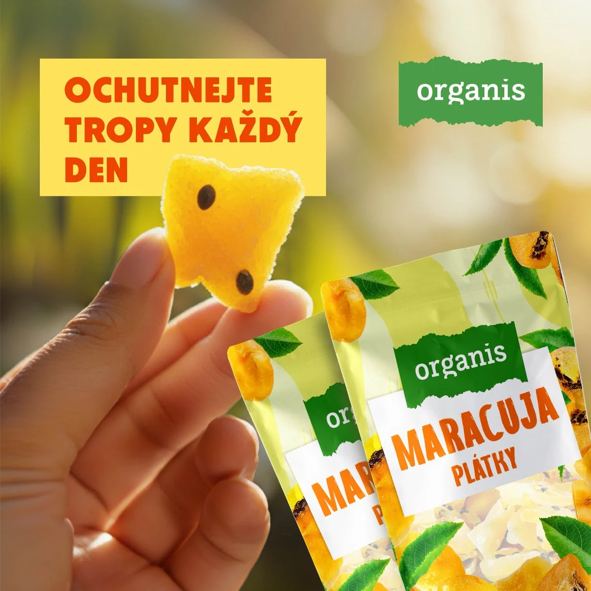 Organis Sušená maracuja plátky 250 g