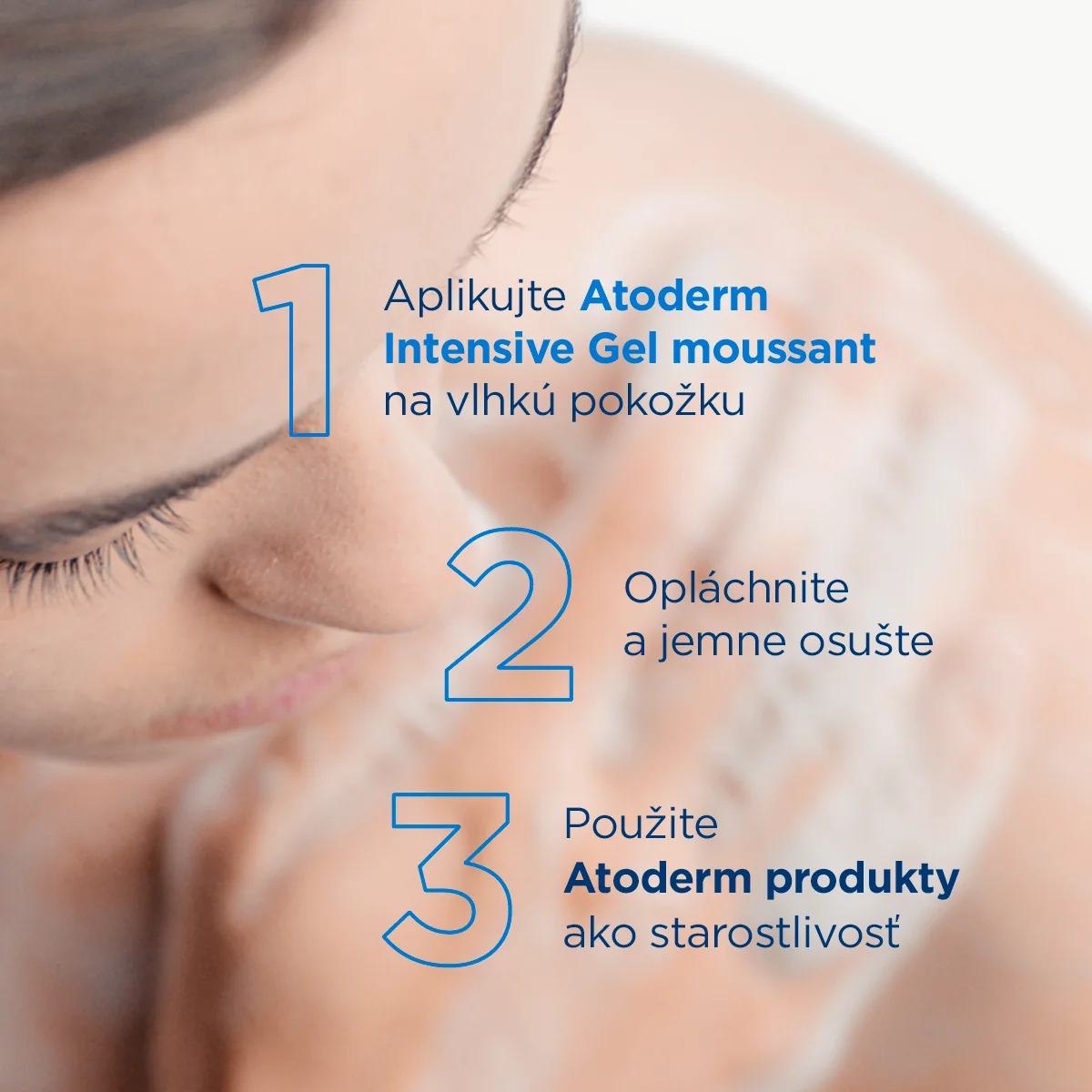 BIODERMA Atoderm Intensive gel moussant vysoce výživný pěnivý gel 1 l