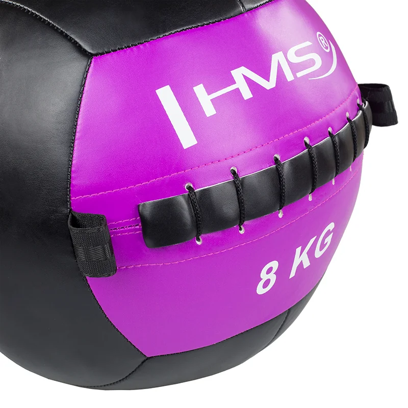 HMS Posilovací míč WLB fialový - 8kg