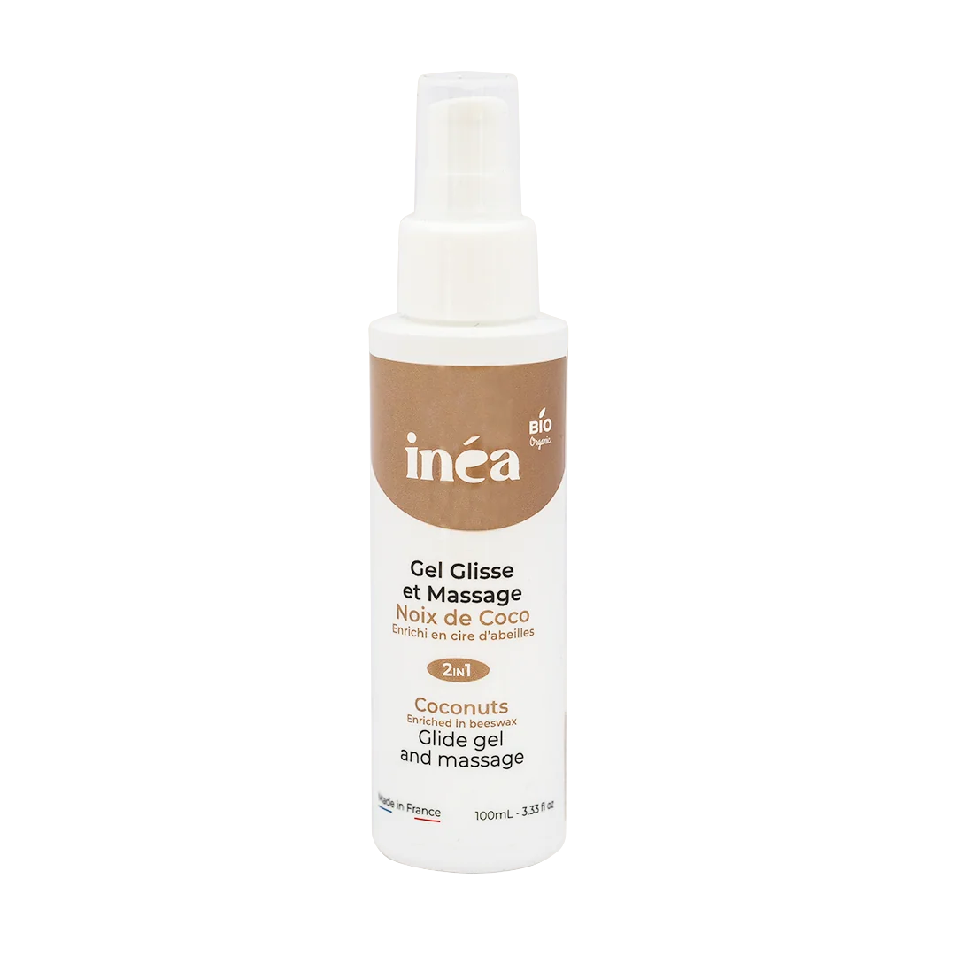 Inéa Bio hydratační lubrikační a masážní gel kokosový s aloe vera - 100 ml
