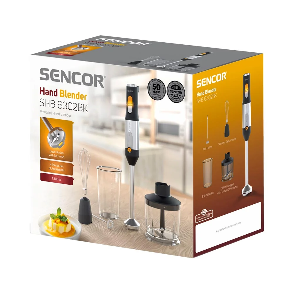 SENCOR SHB 6302BK tyčový mixér černý