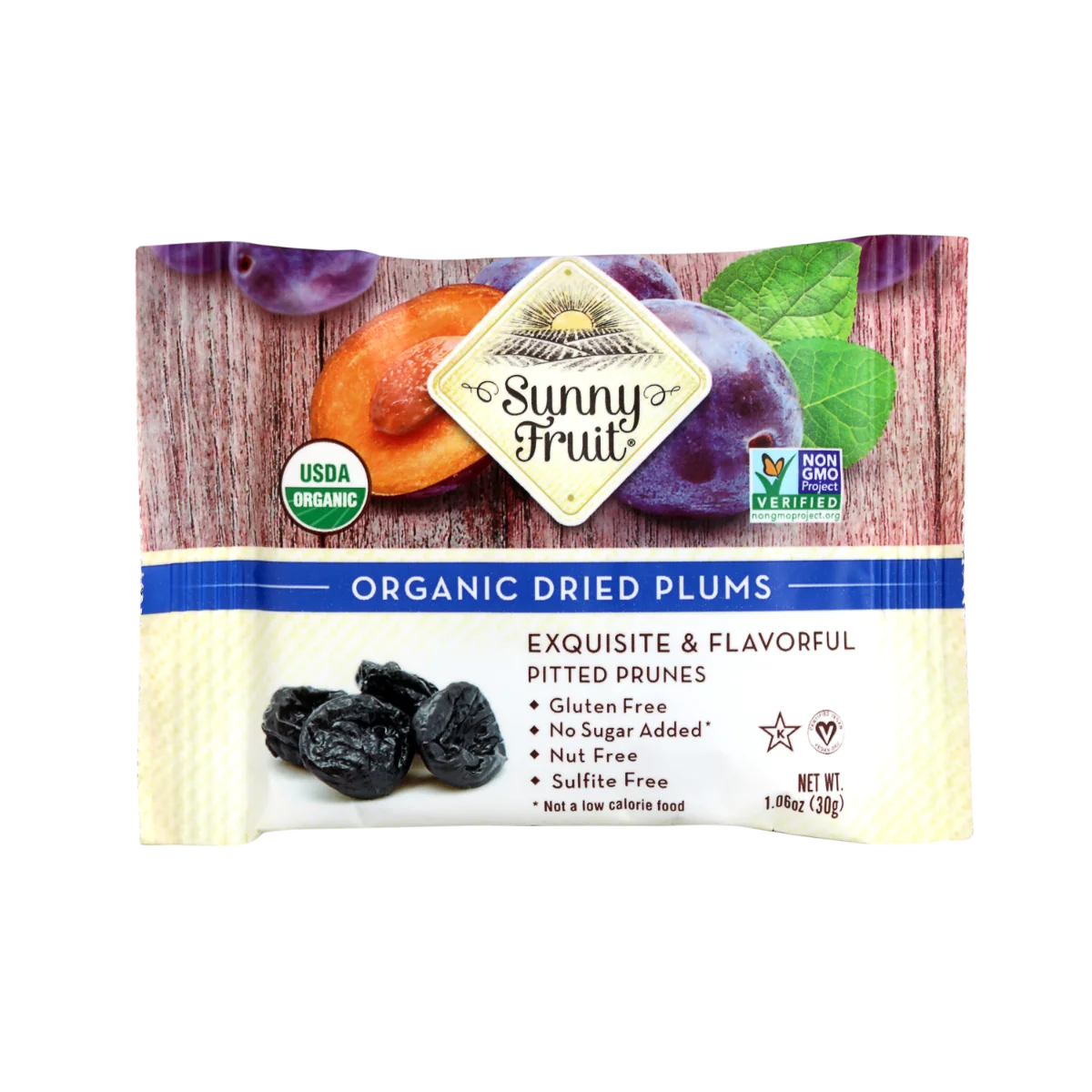 Sunny Fruit BIO Švestky sušené na slunci 30 g