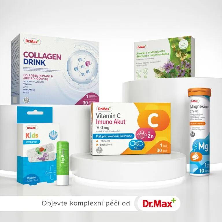 Dr. Max Hydrocolloid Plasters 3 velikosti náplasti na puchýře 6 ks