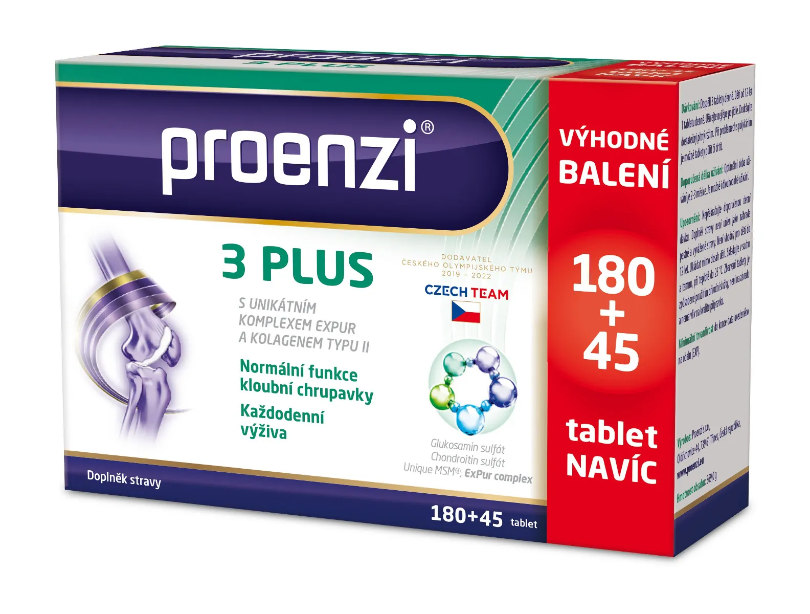 Proenzi 3 plus 180+45 tablet
