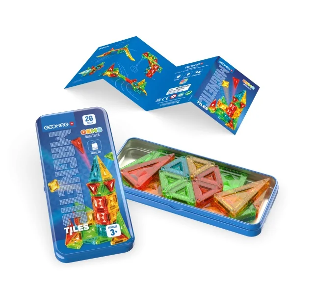 Geomag Tiles Mini magnetická stavebnice 26 dílků