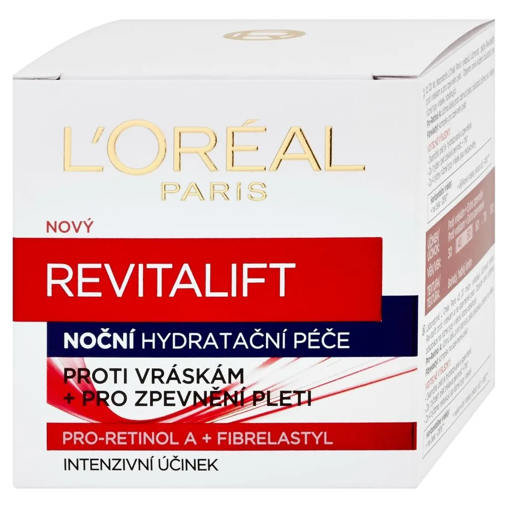 Loréal Paris Revitalift Noční hydratační péče proti vráskám 50 ml