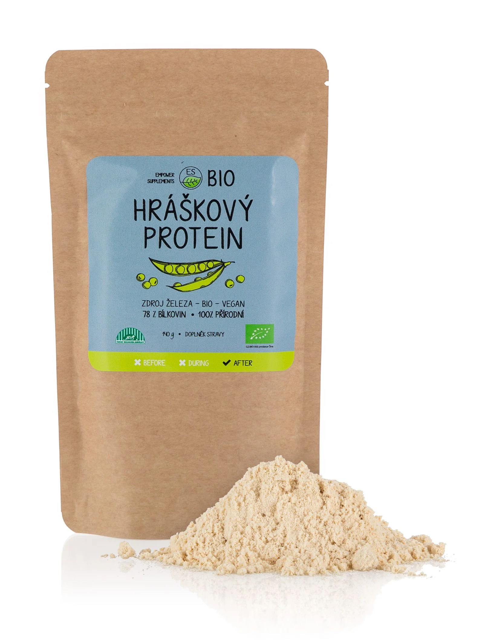 ES BIO Hráškový protein 140 g