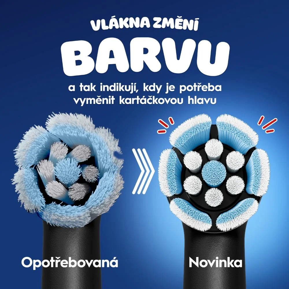 Oral-B iO Kids 6+ Spiderman náhradní hlavice 4 ks