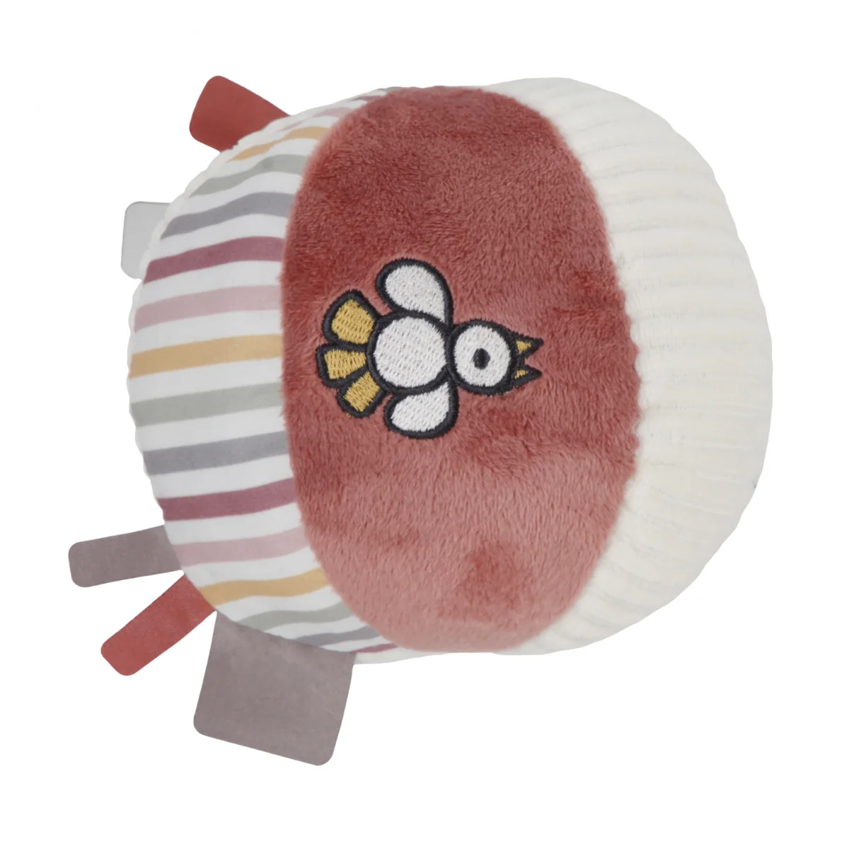 Little Dutch Míček textilní králíček Miffy Fluffy Pink