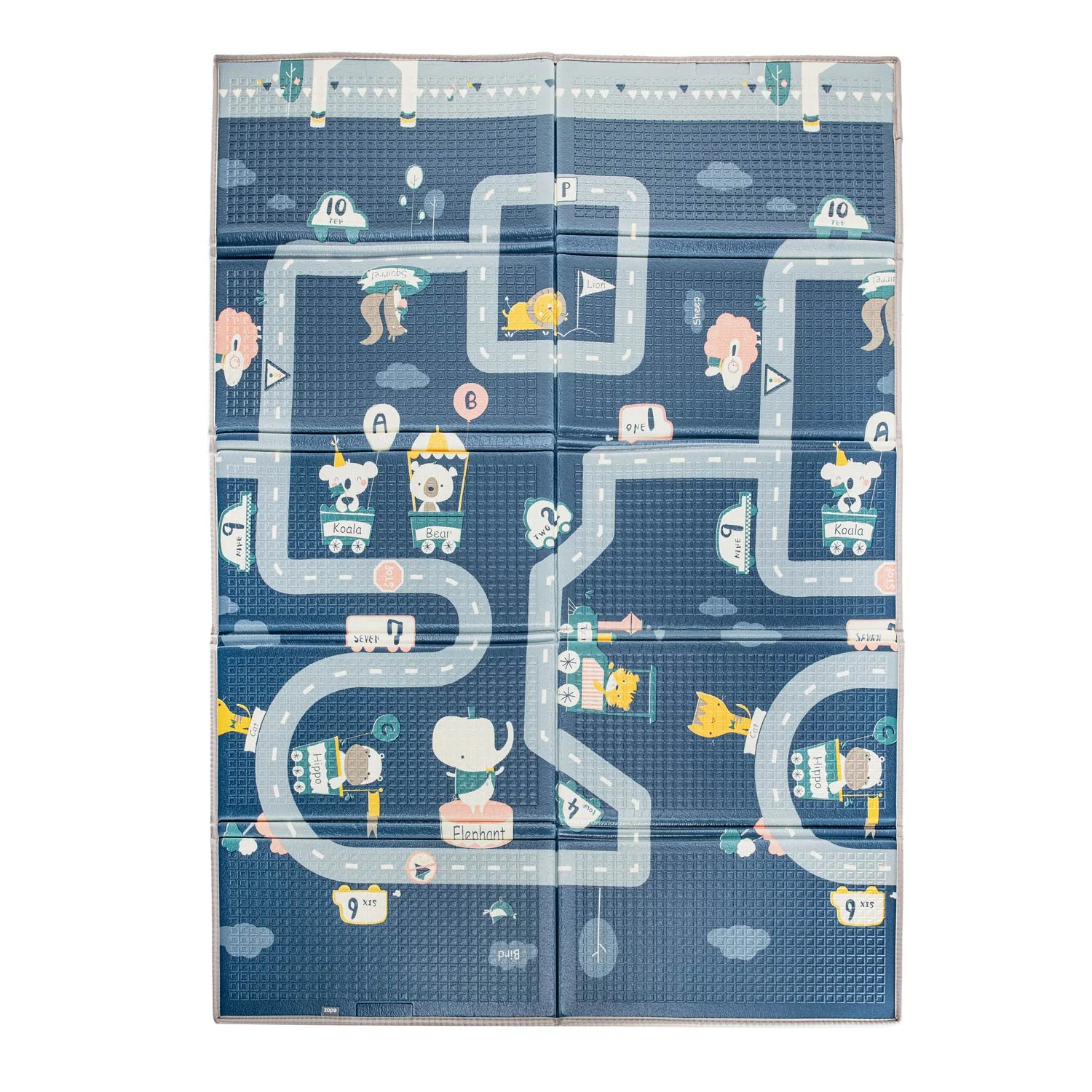 Zopa Multifunkční pěnová skládací podložka oboustranná 180x120, Dino 3