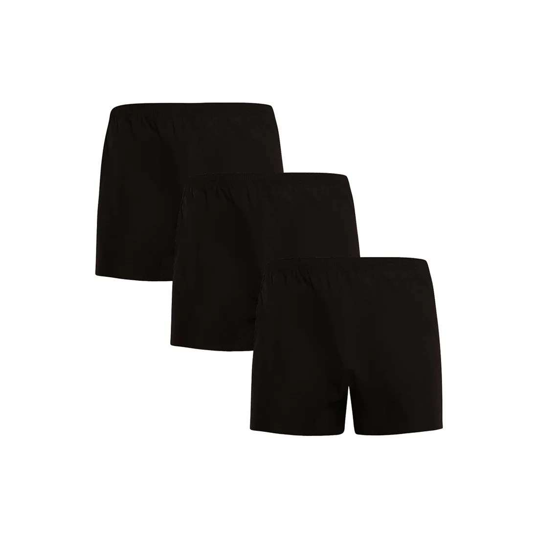 Nedeto 3PACK pánské trenky černé (3NDTT001) S
