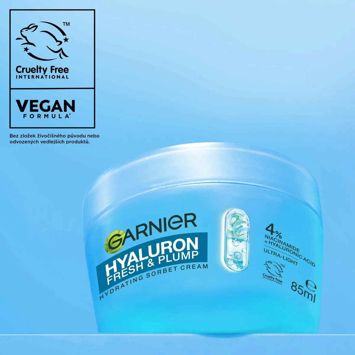 Garnier Hyaluron hydratační sorbet krém 85 ml