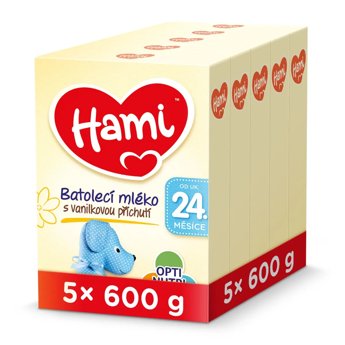 Hami 24m+ Vanilka 5x600 g