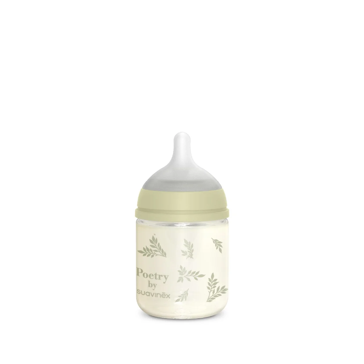 Suavinex Poetry Skleněná láhev fyziologická SX Pro 0m+ SF 120 ml 1 ks zelená