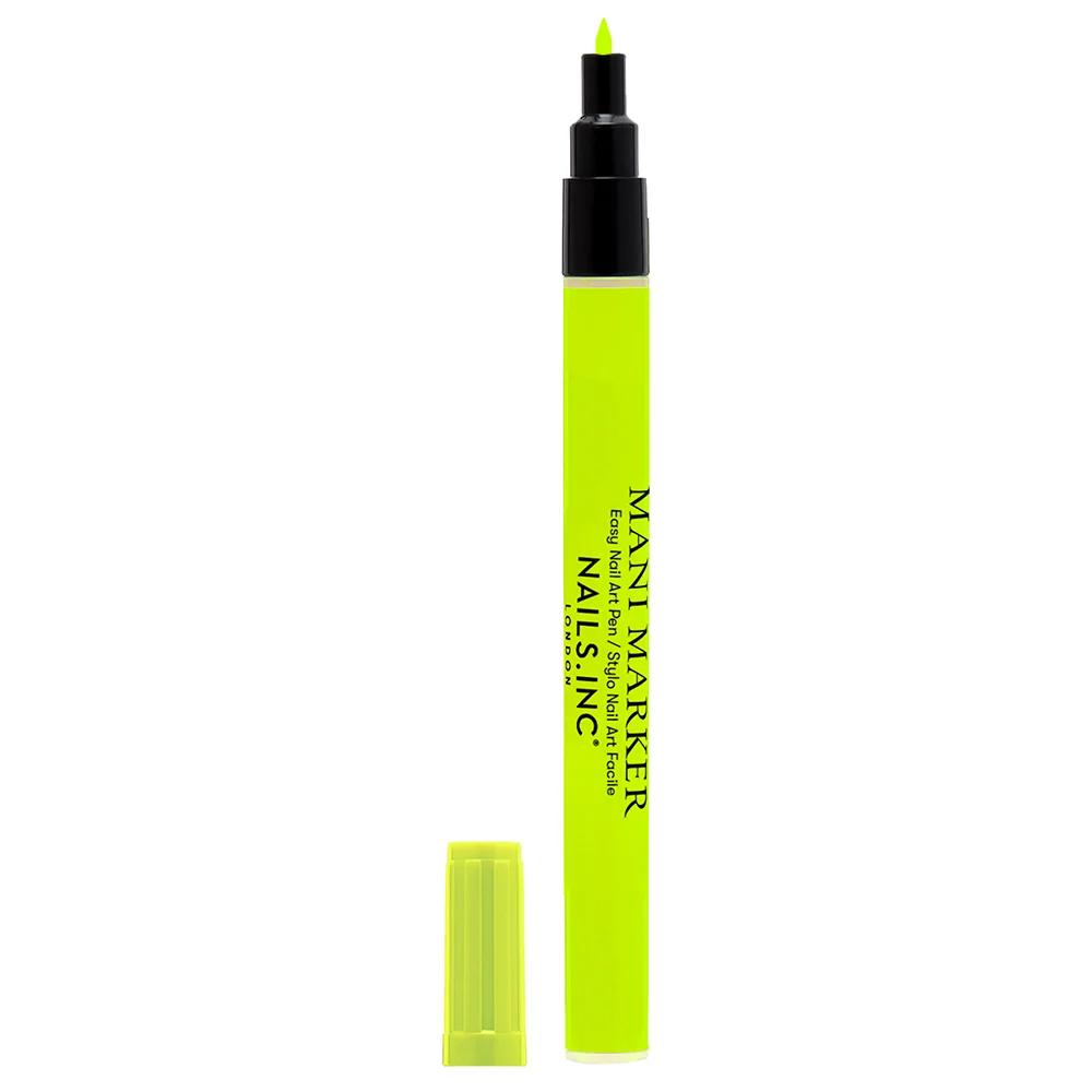 Nails Inc. Mani Marker Green Neon pero na nehty 14 ml