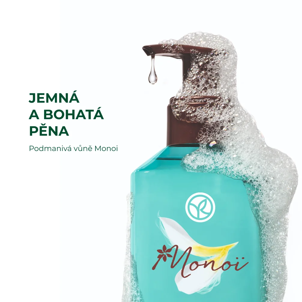 Yves Rocher Monoi de Tahiti Tekuté mýdlo na ruce 190 ml