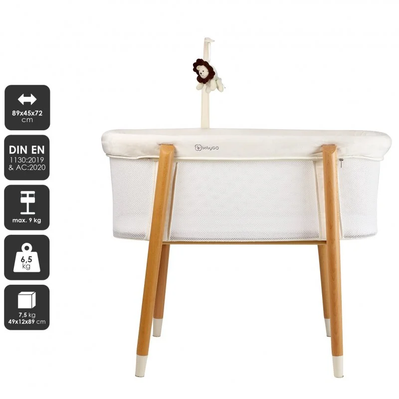 BABYGO dětská postýlka Sleep Good Mesh
