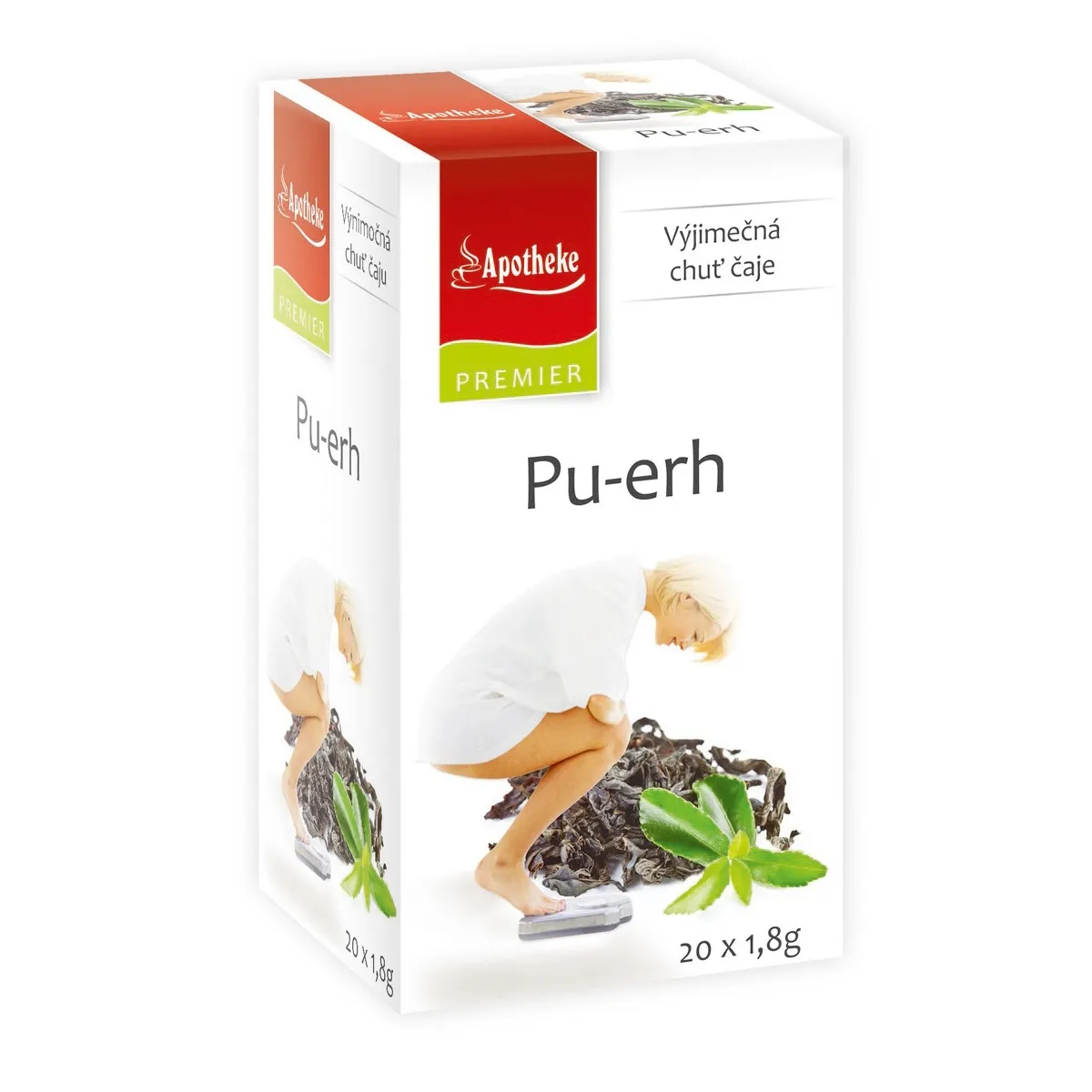 Apotheke Pu-erh čaj nálevové sáčky 20x1,8 g