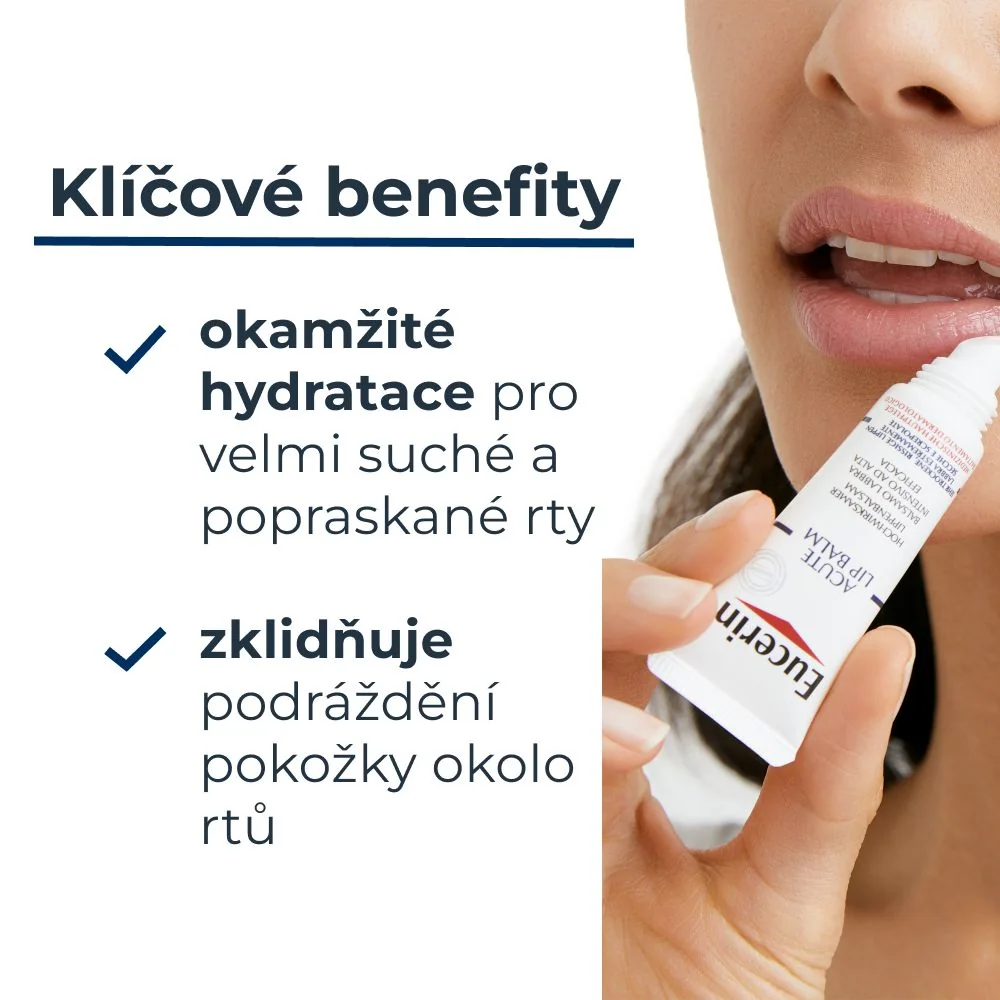 Eucerin UreaRepair Acute Lip balzám na rty 10 ml