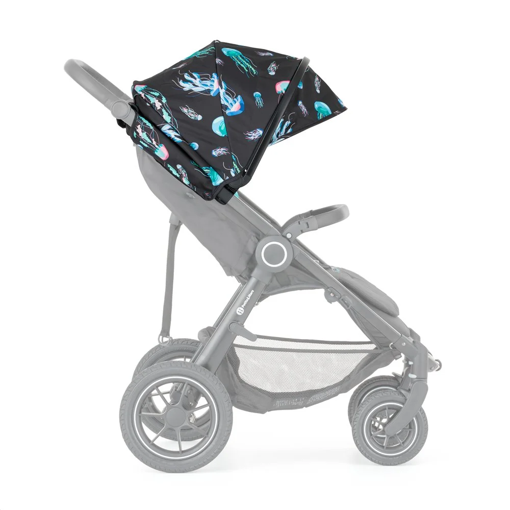 Petite&Mars Stříška ke kočárku Street2 Limited 100 Jellyfish