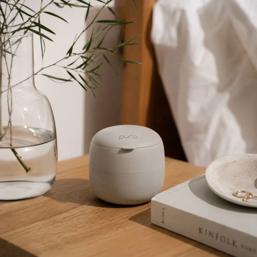 PURO Purifier M ultrazvuková čistička na rovnátka a náhrady skandinávská zelená