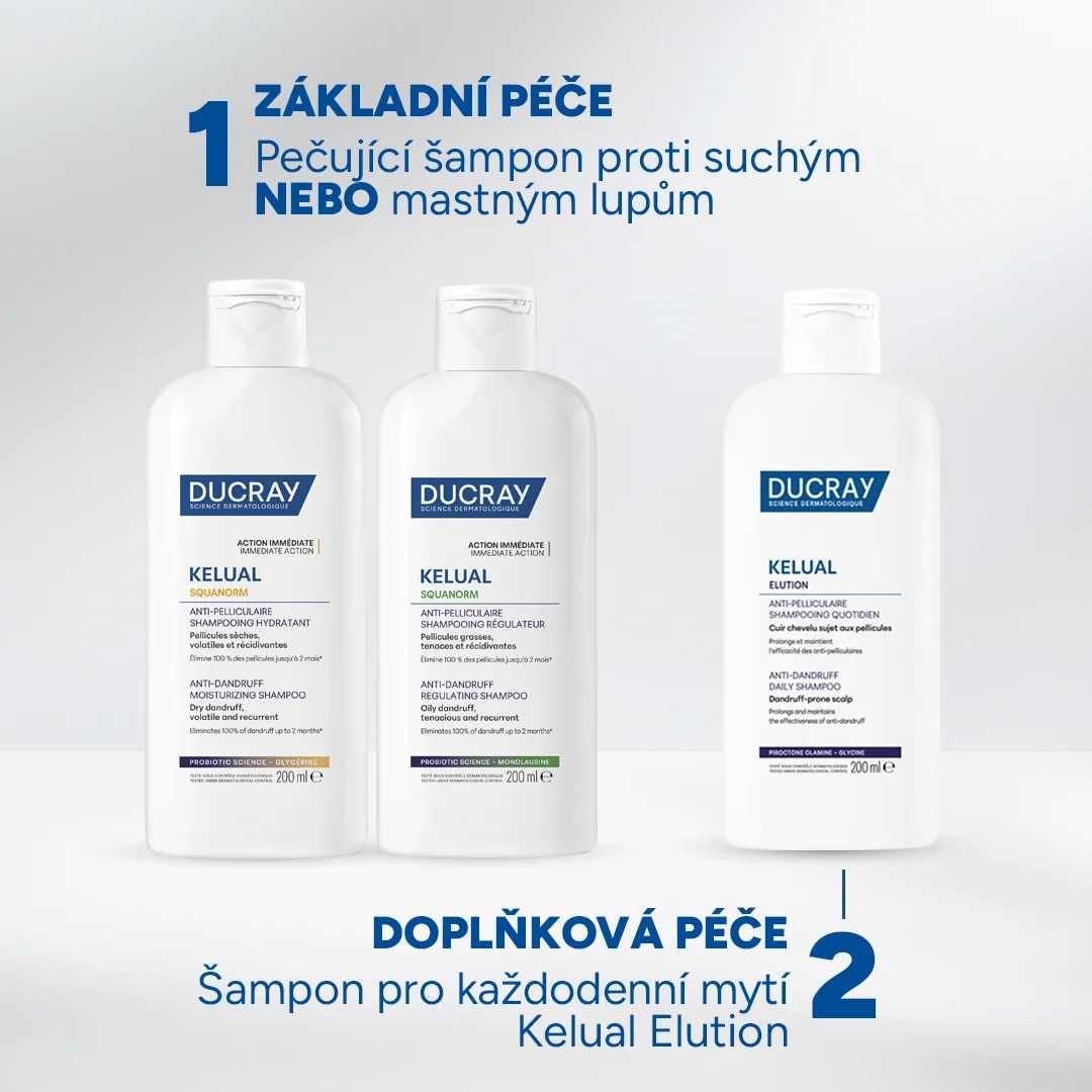 Ducray Elution Šampon pro rovnováhu vlasové pokožky 200 ml