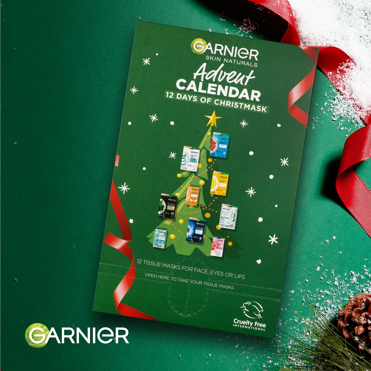 Garnier Skin Naturals Tissue Mask adventní kalendář