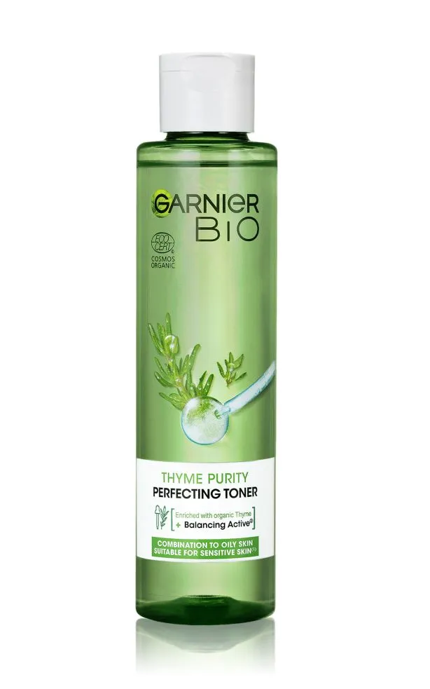 Garnier BIO Pleťová voda s tymiánovým esenciálním olejem a kyselinou salicylovou 150 ml