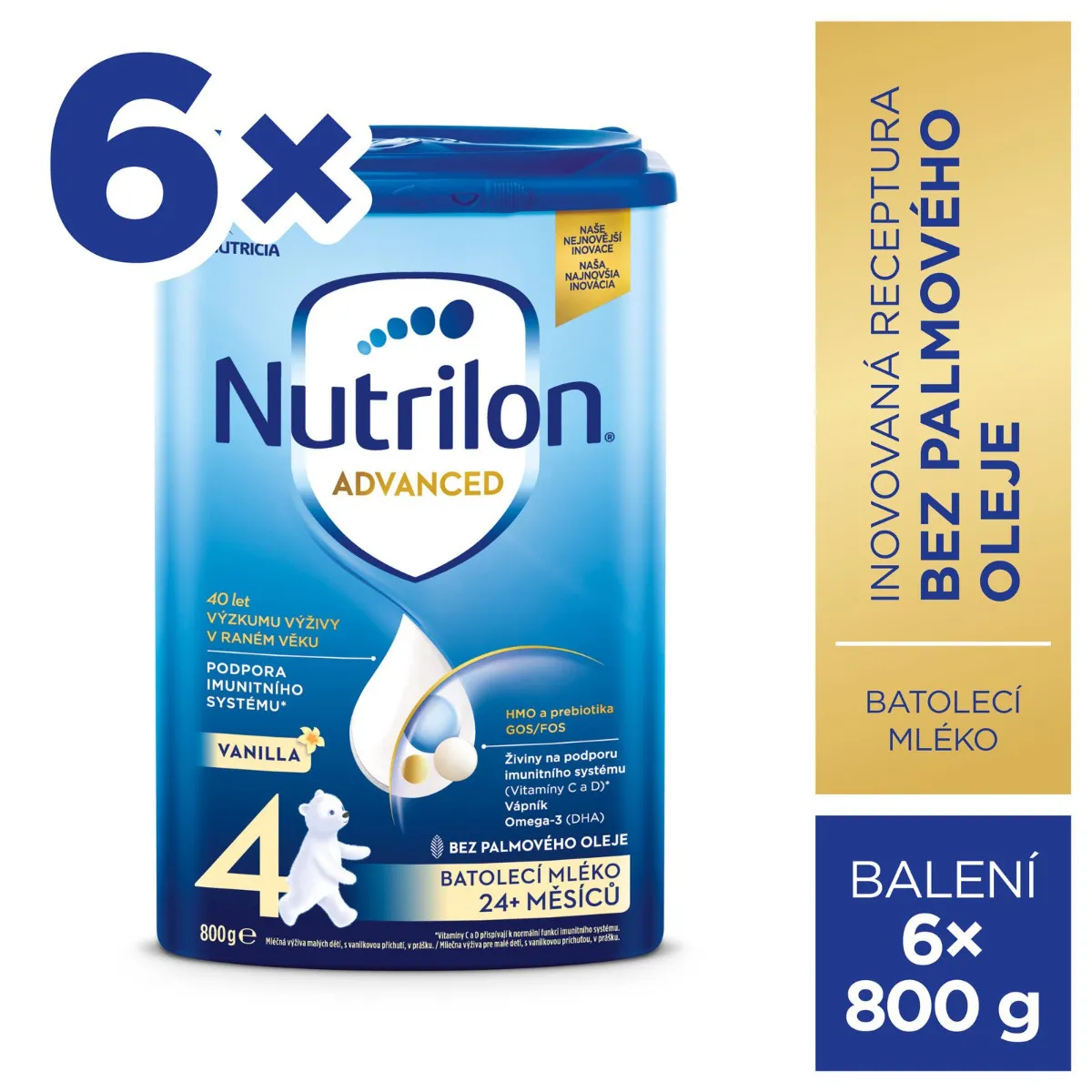 Nutrilon Advanced 4 Vanilla 6x800 g