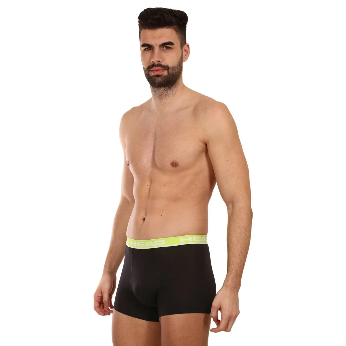HEAD 2PACK pánské boxerky černé (701202741 019) M