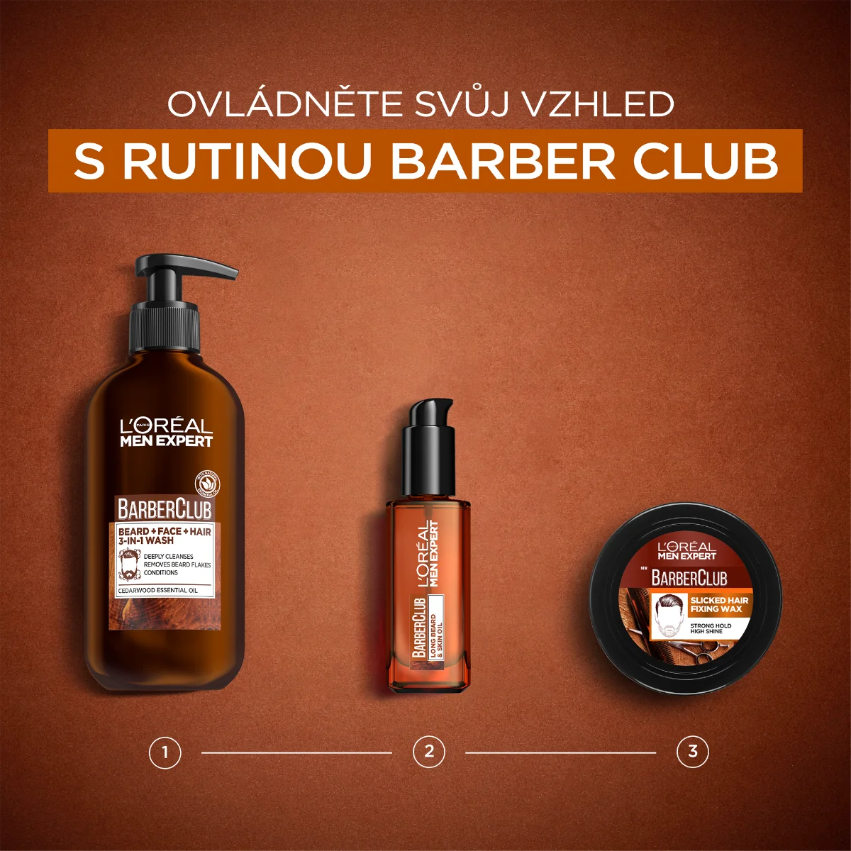 Loréal Paris Men Expert fixační vosk pro uhlazený vzhled 75 ml