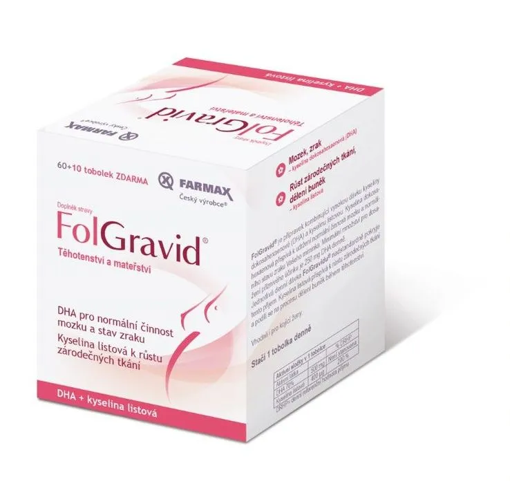 Farmax FolGravid 60+10 tobolek