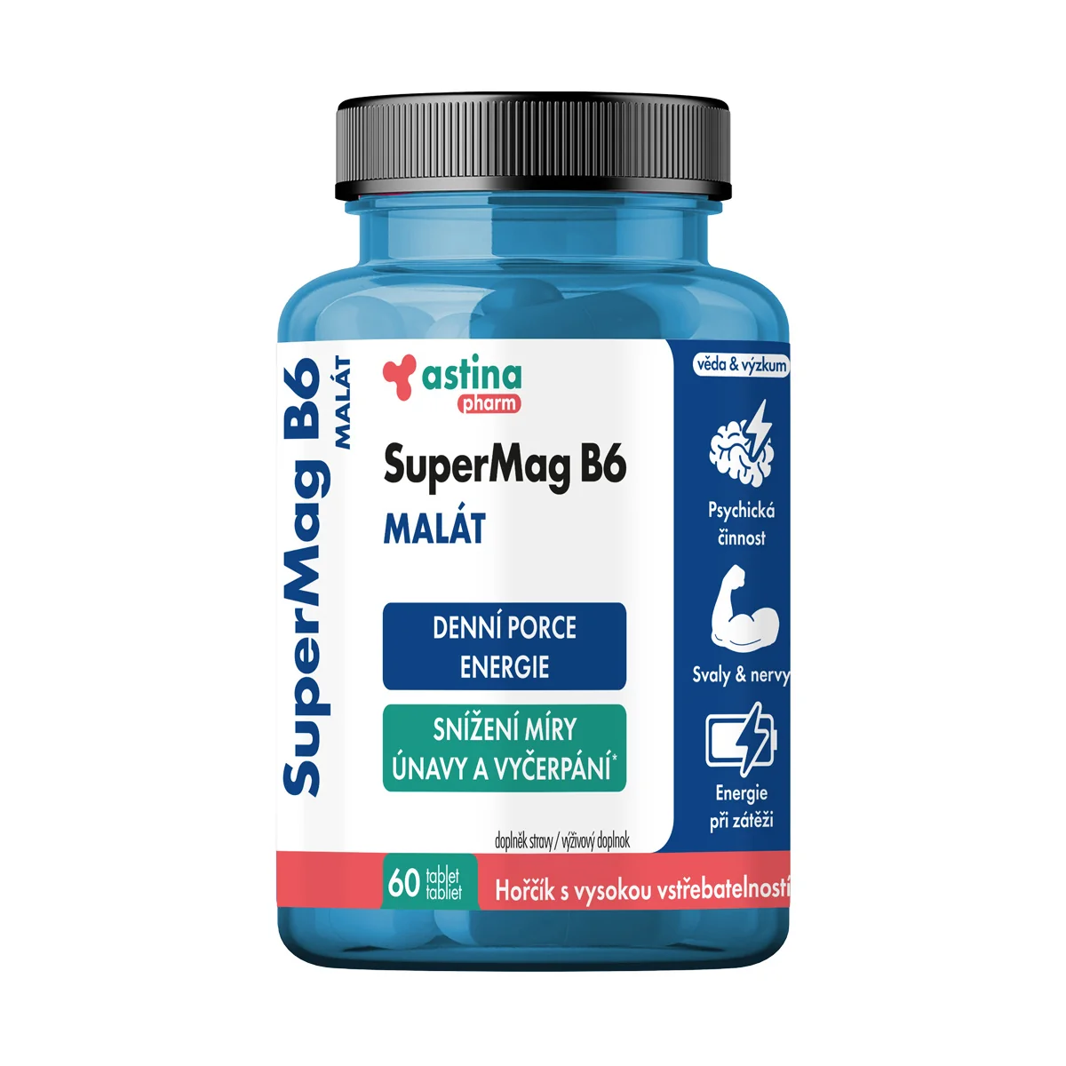 Astina SuperMag B6 malát 60 tablet