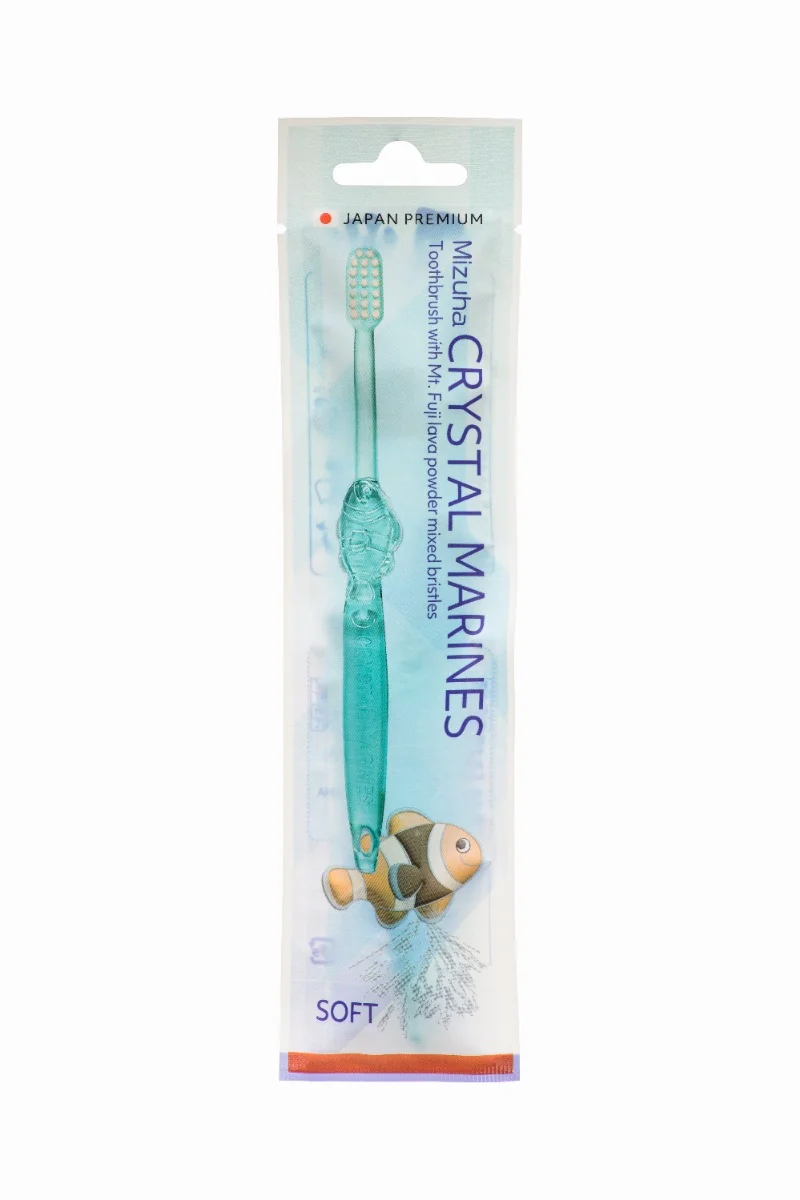 Mizuha Crystal Marines Soft dětský zubní kartáček 1 ks mix zvířátek