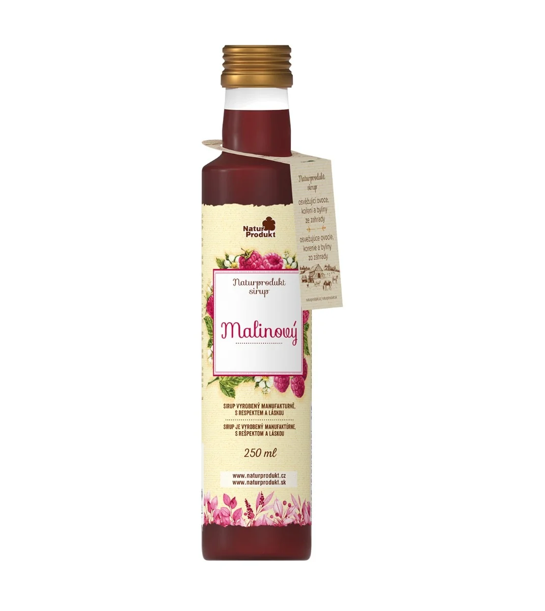 Naturprodukt sirup Malinový 250 ml