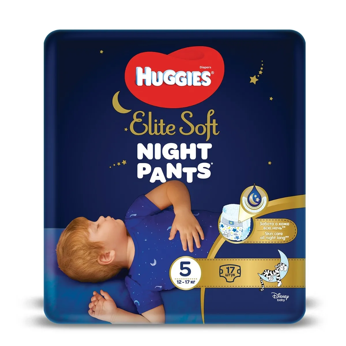 Huggies Elite Soft Pants night 5 12–17 kg