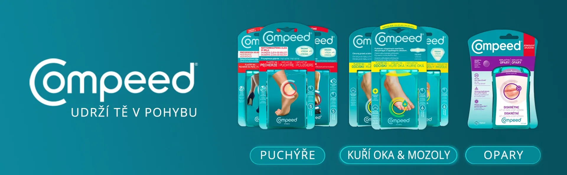 Compeed Náplast na kuří oka MOIST 6 ks