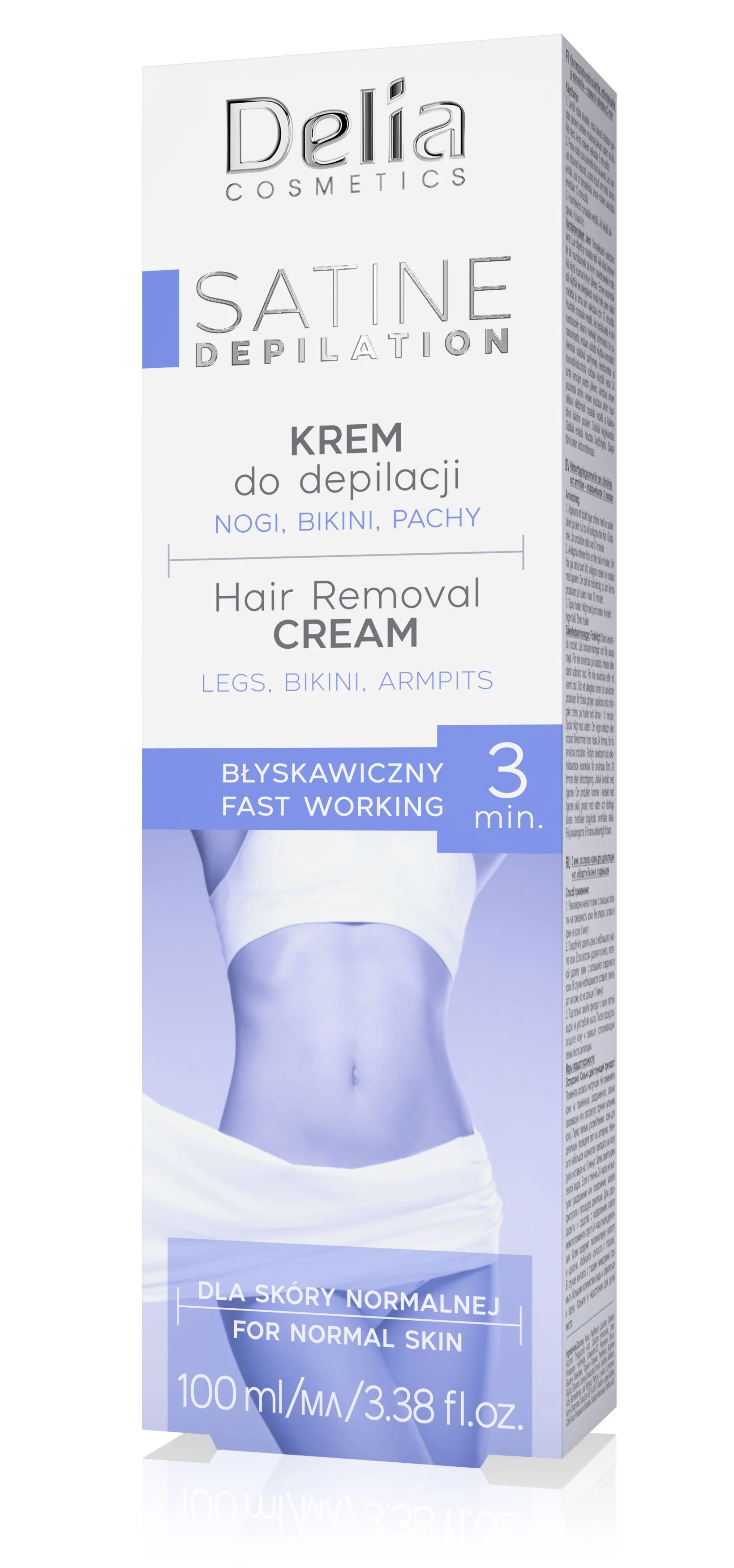 Delia Satine depilační krém 3 min 100 ml