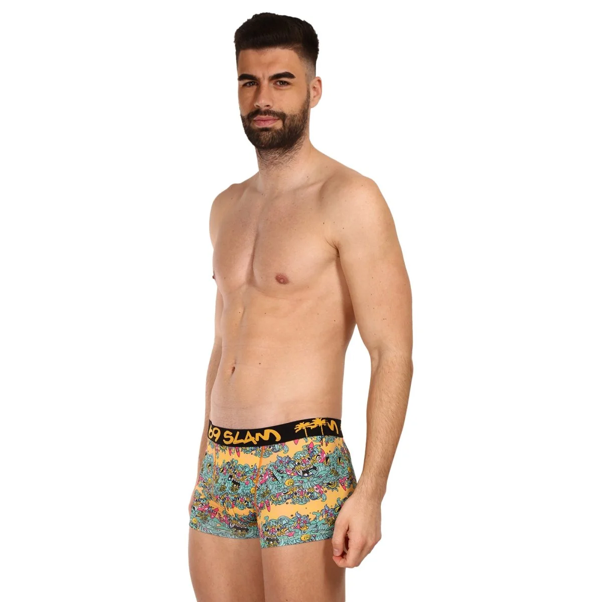 69SLAM Pánské boxerky hip island of paradise mason (MSYISP-PO) M